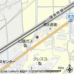 岡山県岡山市東区上道北方307周辺の地図