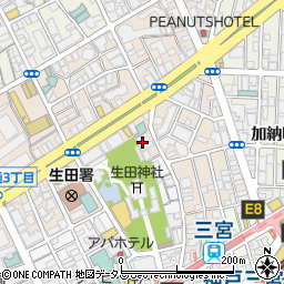 ホテルエリアワン神戸周辺の地図