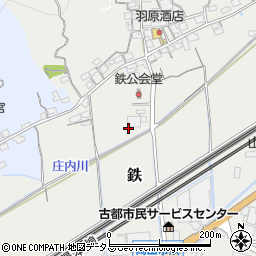 岡山県岡山市東区鉄442周辺の地図