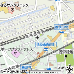 静岡県浜松市中央区森田町442周辺の地図
