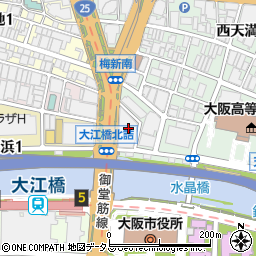 大阪府大阪市北区西天満2丁目6-8周辺の地図