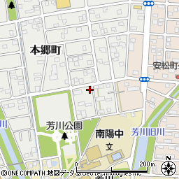 静岡県浜松市中央区本郷町3102周辺の地図
