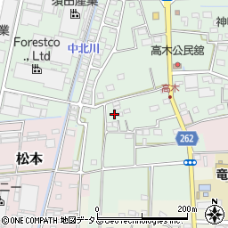 静岡県磐田市高木48周辺の地図