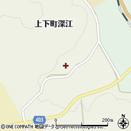 広島県府中市上下町深江636周辺の地図