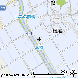 岡山県岡山市北区松尾395周辺の地図