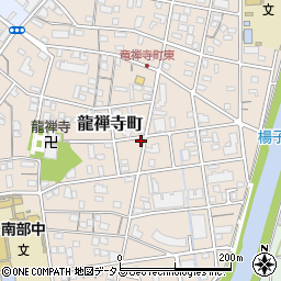 静岡県浜松市中央区龍禅寺町417周辺の地図