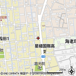 青山製作所　浜松営業所周辺の地図