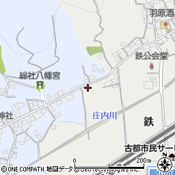 岡山県岡山市東区鉄361周辺の地図