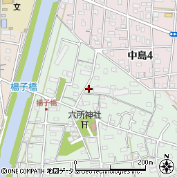 静岡県浜松市中央区楊子町1121周辺の地図