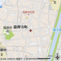 静岡県浜松市中央区龍禅寺町406周辺の地図