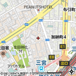 一夜一夜 神戸本店周辺の地図