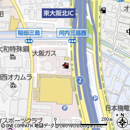 ＥＮＥＯＳ中環東大阪ＳＳ周辺の地図