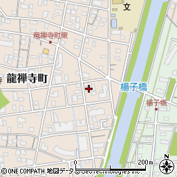 静岡県浜松市中央区龍禅寺町394周辺の地図