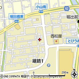 お仏壇の光雲堂　浜松店周辺の地図
