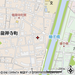 静岡県浜松市中央区龍禅寺町392周辺の地図