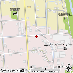 静岡県浜松市中央区金折町588周辺の地図