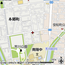 静岡県浜松市中央区本郷町3109周辺の地図