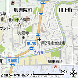 奈良県奈良市川上町423-6周辺の地図