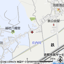 岡山県岡山市東区鉄363周辺の地図