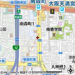 松屋町筋パーキングチケット２周辺の地図
