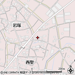 愛知県豊橋市老津町三嶋161周辺の地図