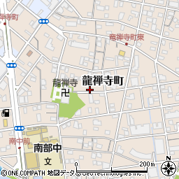 静岡県浜松市中央区龍禅寺町296周辺の地図