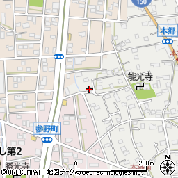 静岡県浜松市中央区本郷町248周辺の地図