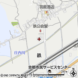 岡山県岡山市東区鉄469周辺の地図