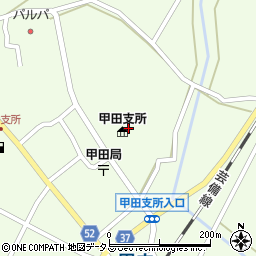 甲田いづみこども園周辺の地図