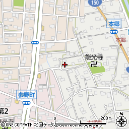 静岡県浜松市中央区本郷町249周辺の地図