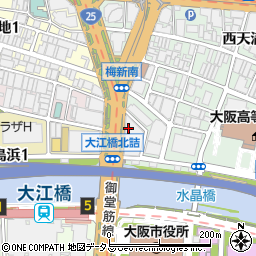 大阪府大阪市北区西天満2丁目6周辺の地図