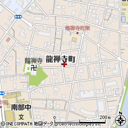 静岡県浜松市中央区龍禅寺町332周辺の地図
