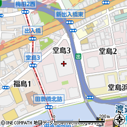 ＮＴＴコミュニケーションズテレパーク堂島第一ビル周辺の地図