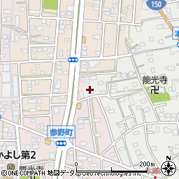 静岡県浜松市中央区本郷町245周辺の地図