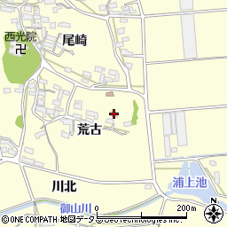 愛知県田原市浦町荒古93周辺の地図