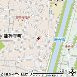 静岡県浜松市中央区龍禅寺町395周辺の地図