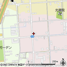 静岡県浜松市中央区金折町64周辺の地図