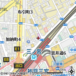 パソコン修理サービス　神戸三宮店周辺の地図