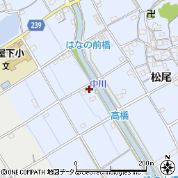 岡山県岡山市北区松尾46周辺の地図
