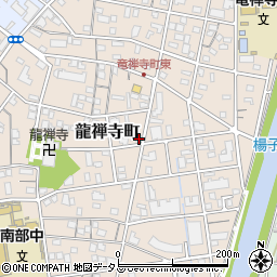 静岡県浜松市中央区龍禅寺町336周辺の地図