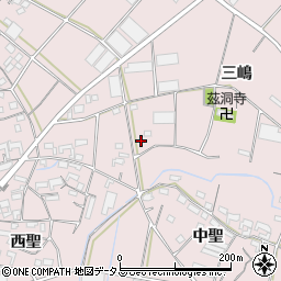 愛知県豊橋市老津町三嶋95周辺の地図