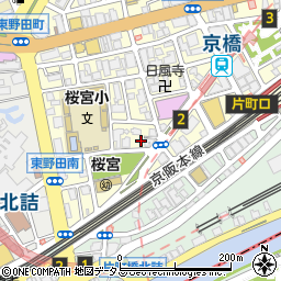 ＡＹＡパーク東野田町駐車場周辺の地図