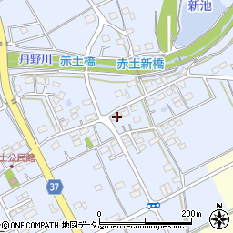 静岡県菊川市赤土253周辺の地図