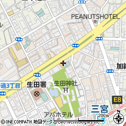 アイカフェ #.icafe 三宮周辺の地図