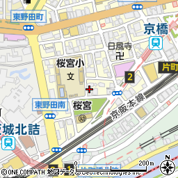 エスリード京橋１番館周辺の地図