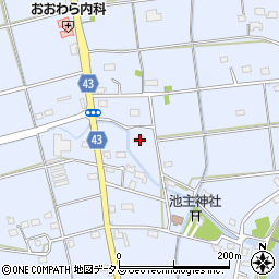 静岡県磐田市大原1378周辺の地図