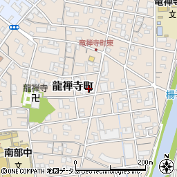 静岡県浜松市中央区龍禅寺町335周辺の地図