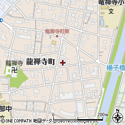 静岡県浜松市中央区龍禅寺町338周辺の地図