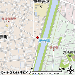 静岡県浜松市中央区龍禅寺町166周辺の地図