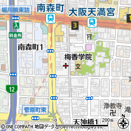 一富士 南森町店周辺の地図